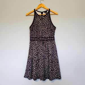 Mossimo Black & White Graphic Print Dress, Size M